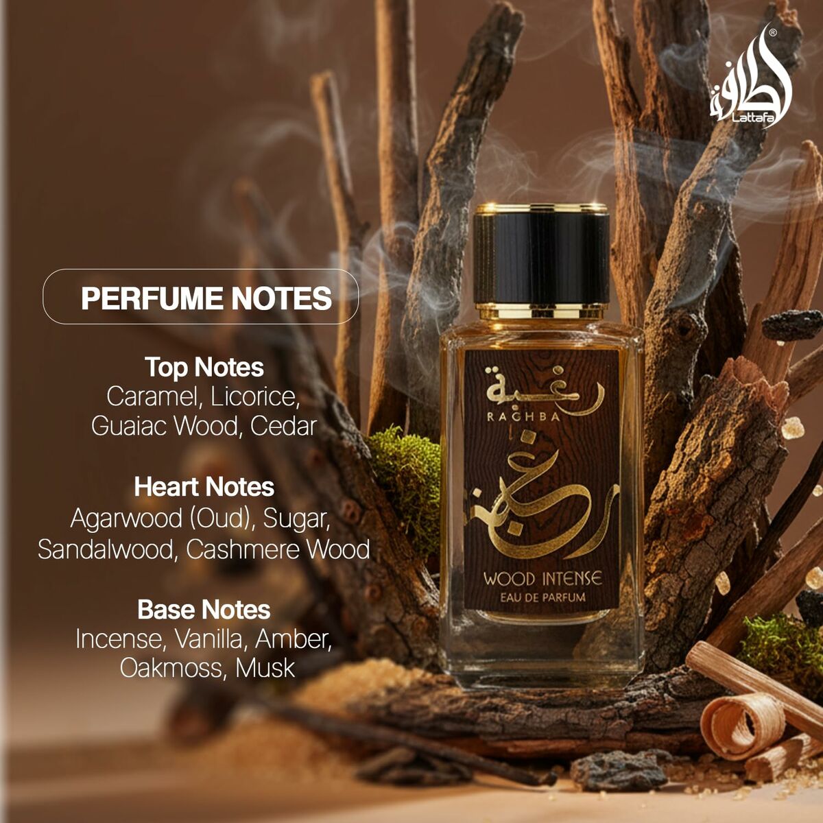 Men's Perfume Lattafa Raghba Wood Intense EDP 100 ml Beauty, Perfumes and fragrances von Lattafa | Luxus Aroma
