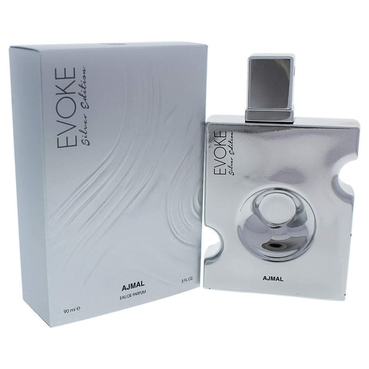Men's Perfume Ajmal Evoke Silver for Him EDP 90 ml Beauty, Perfumes and fragrances von Ajmal | Luxus Aroma