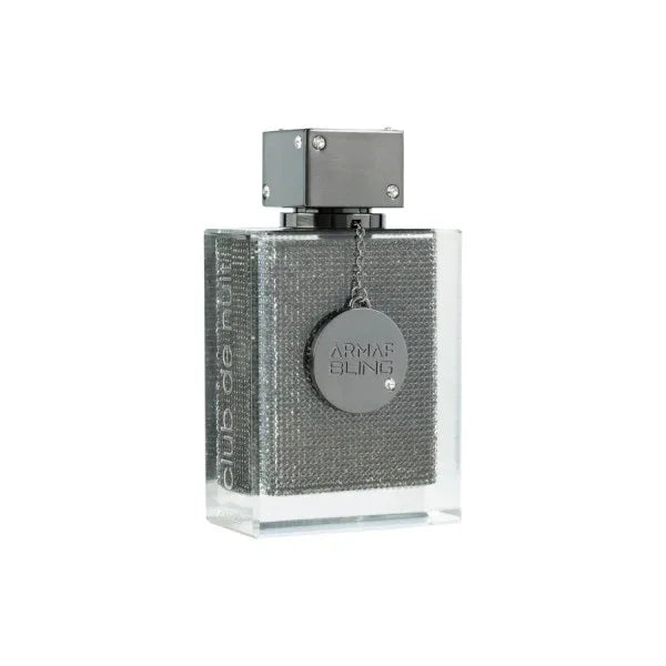 Luxus Parfumflakon Club de Nuit mit silbernem Design und Anhänger, Unisex Duft