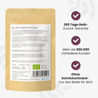 Organic Milk Thistle Liver Complex Capsules