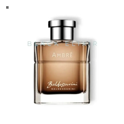 Luxuriöses Herrenparfum Baldessarini Ambre im eleganten Glasflakon mit silbernem Verschluss