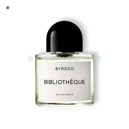 Byredo Bibliothèque Eau de Parfum Flakon mit schwarzem Deckel, luxuriöser Duft