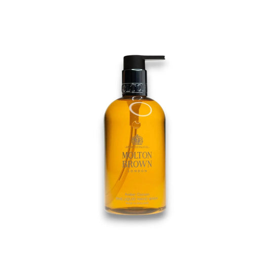 Molton Brown Amber Cocoon Handseife, luxuriöse Flüssigseife in klarer Pumpflasche