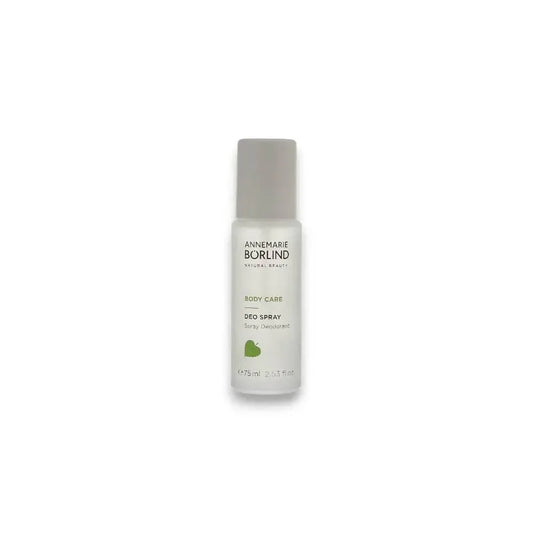 Body Care Deo Spray Annemarie Börlind, Deodorant Spray Flasche, 75ml, auf weißem Hintergrund