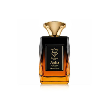 Luxus Parfum Agha von Bujairami Sydney – edles Eau de Parfum in schwarz-goldener Flasche