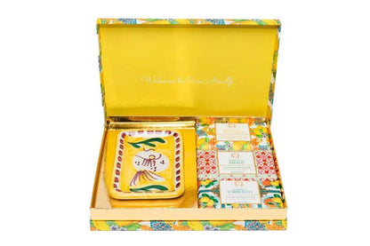 CASA AMALFI LEMON MAIOLICA 3 SOAP GIFT SET