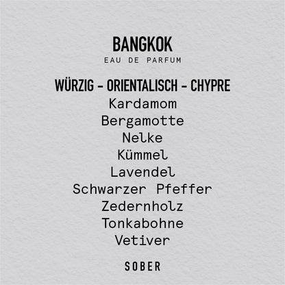 BANGKOK - Eau de Parfum Parfum von sober | Luxus Aroma