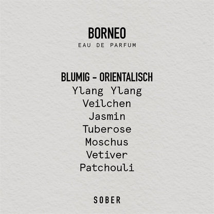 BORNEO - Eau de Parfum Parfum von sober | Luxus Aroma