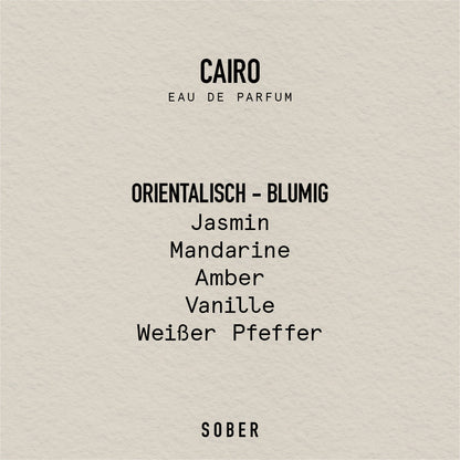 CAIRO - Eau de Parfum Parfum von sober | Luxus Aroma
