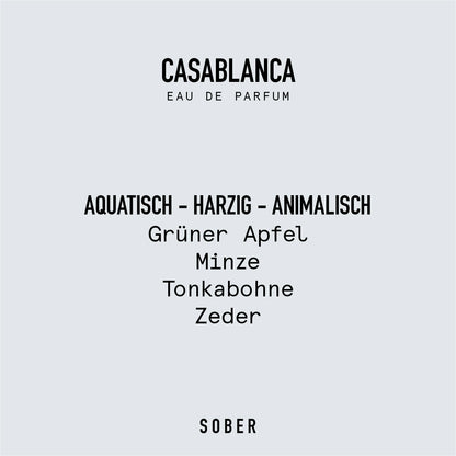 CASABLANCA - Eau de Parfum Parfum von sober | Luxus Aroma