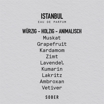 ISTANBUL - Eau de Parfum Parfum von sober | Luxus Aroma