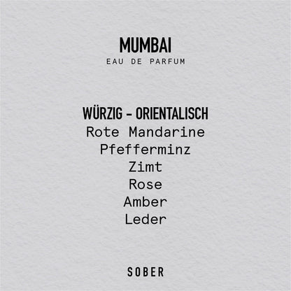 MUMBAI - Eau de Parfum Parfum von sober | Luxus Aroma