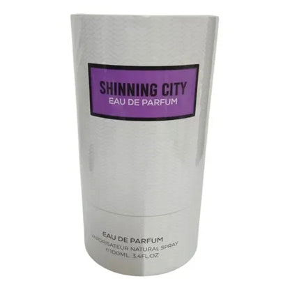 Parfümverpackung Shinning City Eau de Parfum, silberfarben, 110ml, luxuriöses Design