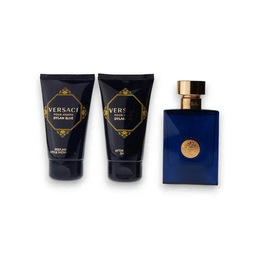 Dylan Blue Pour Homme Duftset mit Eau de Toilette, Duschgel und Aftershave für Herren