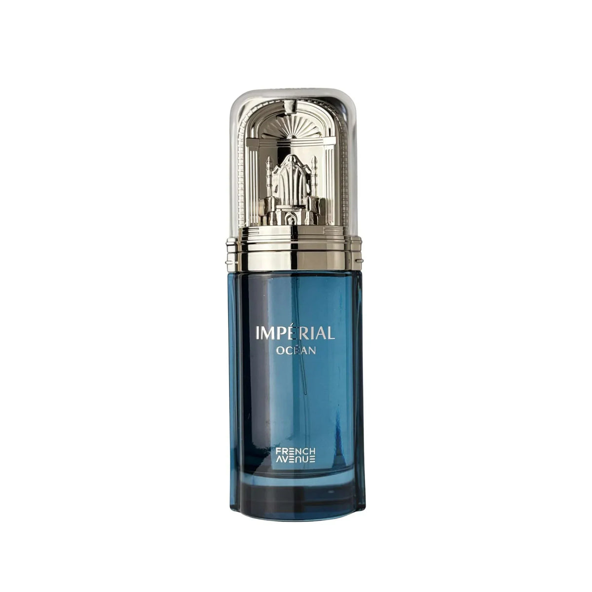 French Avenue Imperial Ocean Extrait de Parfum in einem blauen Flakon mit silbernem Verschluss