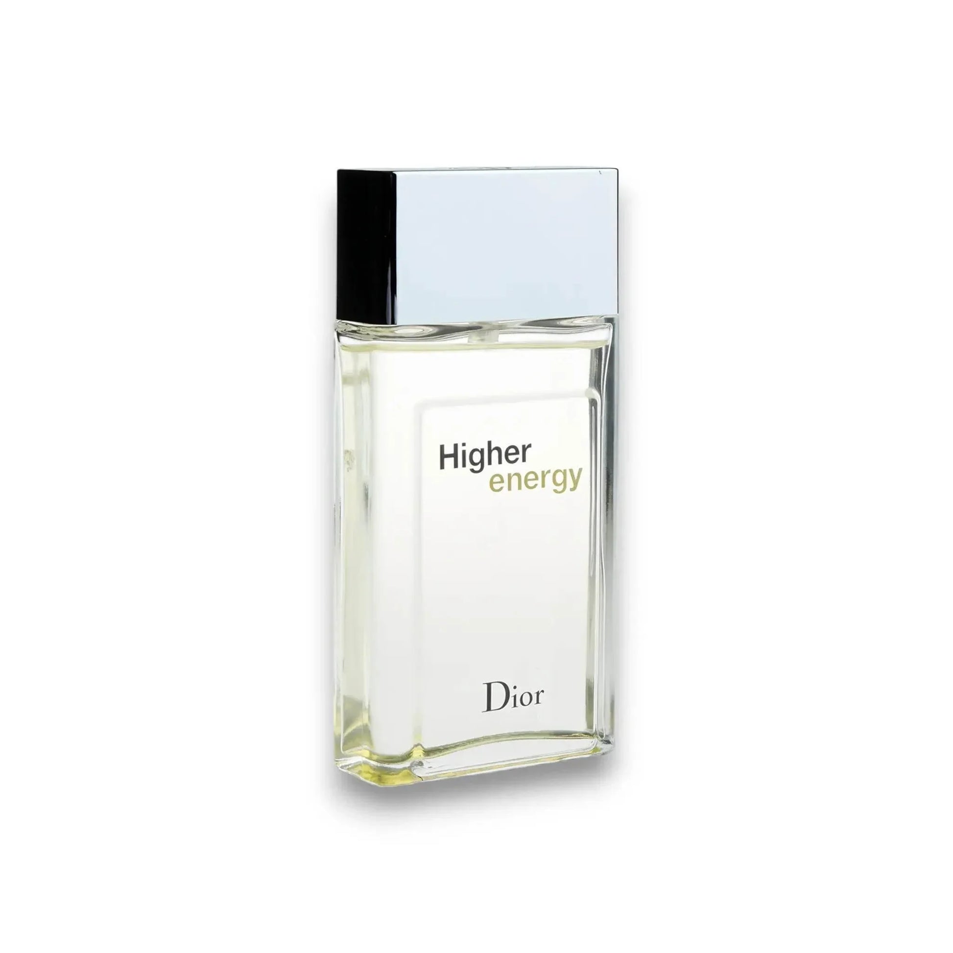 Herrenparfum Higher Energy Eau de Toilette in klarer Glasflasche mit silbernem Deckel