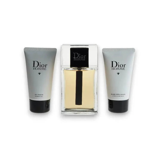 Dior Homme Duftset für Herren mit Eau de Toilette, Duschgel und Aftershave Balm