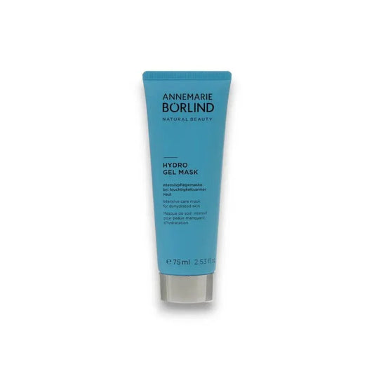 Hydro Gel Maske Tube für feuchtigkeitsarme Haut, Pflegekosmetik, 75ml, auf weißem Hintergrund