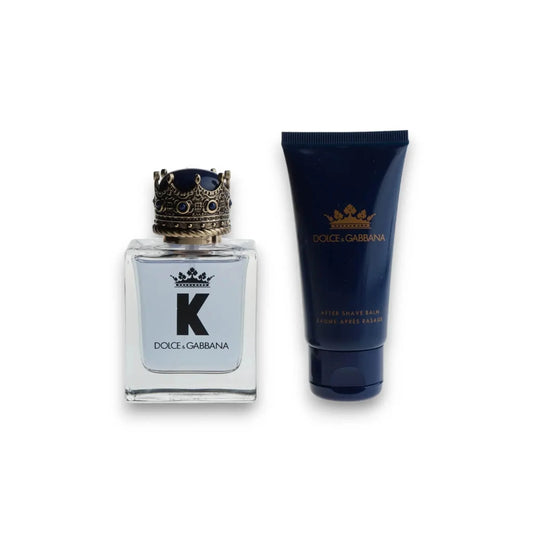 Herren Parfüm Set mit Krone, Eau de Toilette und After Shave, luxuriöses Geschenkset