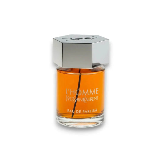 Luxuriöses Herrenparfum L'Homme Eau de Parfum in edlem Glasflakon mit silbernem Deckel