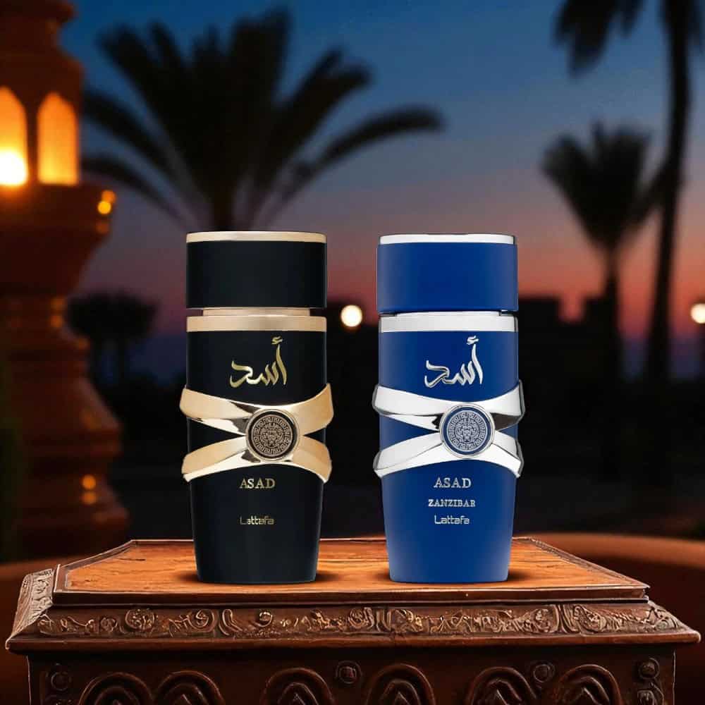 Lattafa Asad & Asad Zanzibar Anniversary Set 2x 100ml, Beauty, Perfumes and fragrances, Lattafa, Luxus Aroma