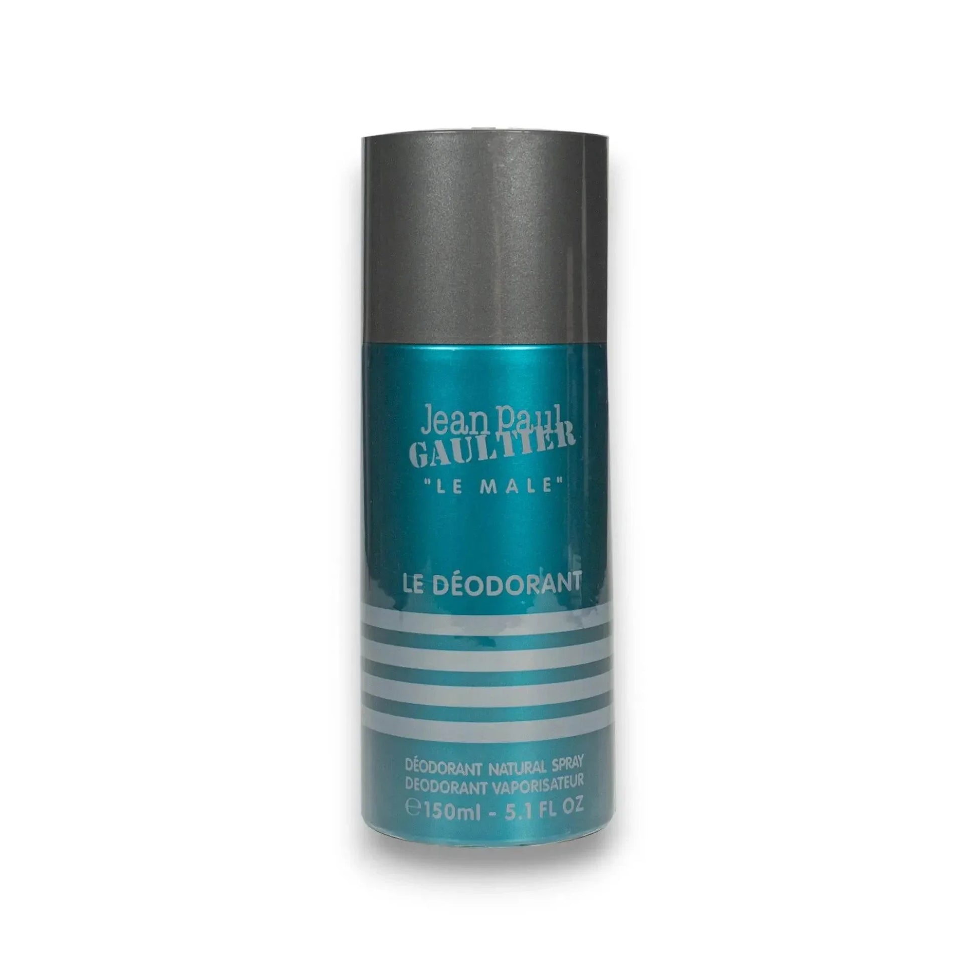 Le Male Deodorant Spray in metallisch-blauer Flasche, 150ml, Herrenduft, Jean Paul Gaultier