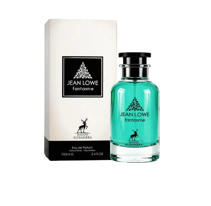 Jean Lowe Fantasme Eau de Parfum von Maison Alhambra – luxuriöser Unisex-Duft in türkisfarbener Flasche