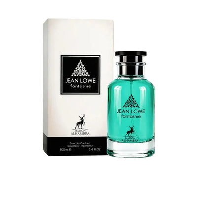 Jean Lowe Fantasme Eau de Parfum von Maison Alhambra – luxuriöser Unisex-Duft in türkisfarbener Flasche