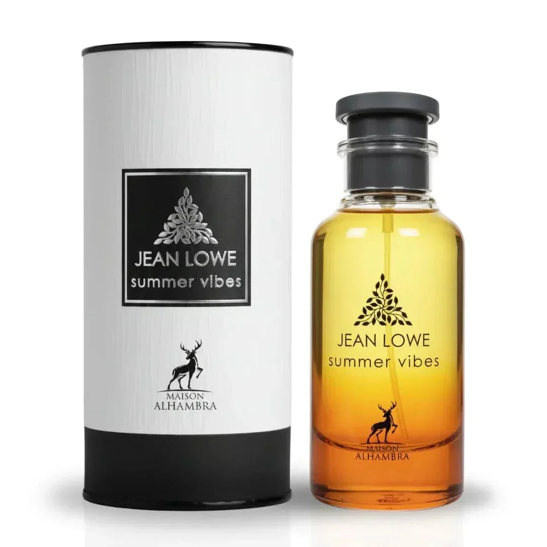 Jean Lowe Summer Vibes Parfümflasche mit eleganter Verpackung, edler Duft für Damen und Herren