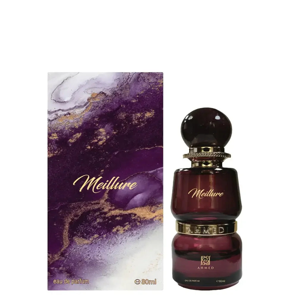 Luxusparfum Meillure in elegantem, violett-goldenem Flakon mit passender Geschenkbox