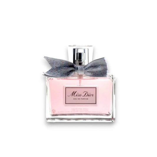 Luxuriöses Damenparfum Miss Dior Eau de Parfum Flakon mit rosa Duft und Schleife
