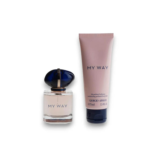 My Way Duftset mit Parfumflakon und Bodylotion, elegantes Damenparfum Set