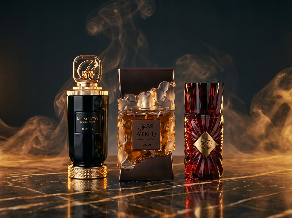 Das Orientalische Signatur-Bundle – Nusuk Ateeq + Riiffs Momento + Royal Blend Sequoia