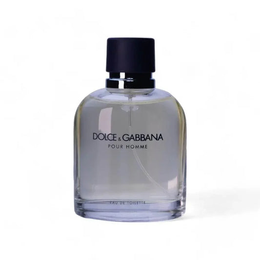 Dolce & Gabbana Pour Homme Eau de Toilette Herrenduft Flakon auf weißem Hintergrund