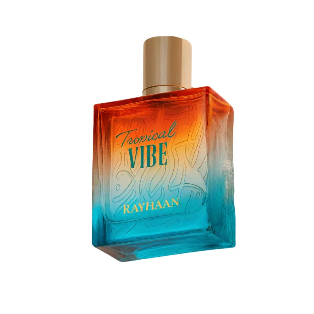 Tropical Vibe Parfüm von Rayhaan mit farbenfrohem Design für ein exklusives Dufterlebnis