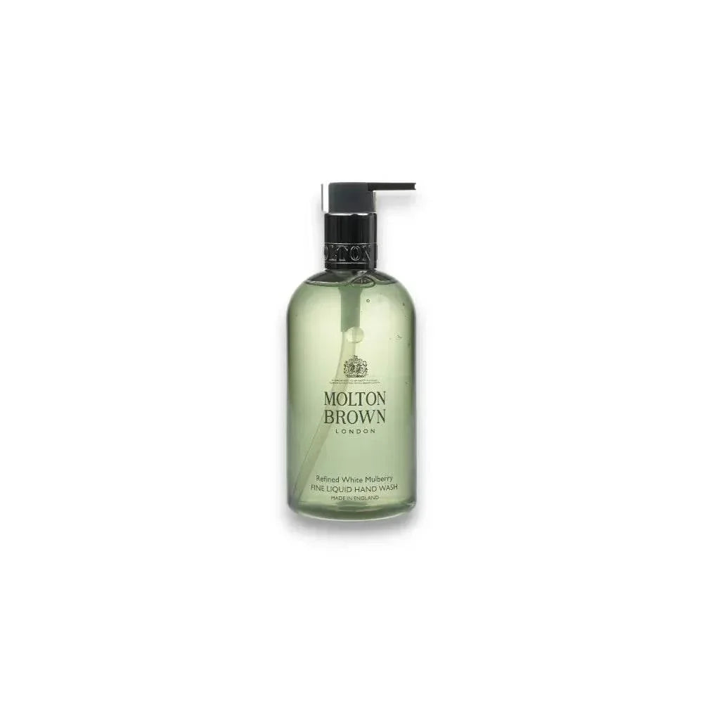 Flasche Molton Brown Refined White Mulberry flüssige Handseife mit Pumpspender