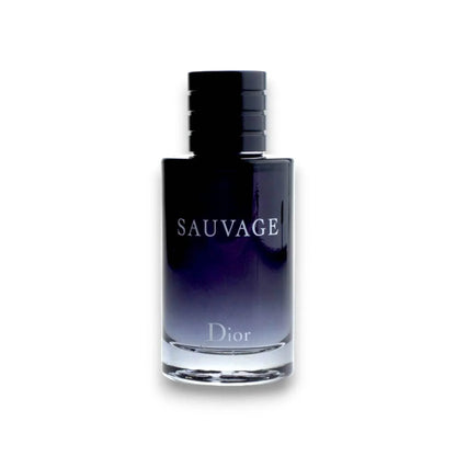Elegante Parfumflasche Sauvage Eau de Toilette für Herren mit schwarzem Farbverlauf