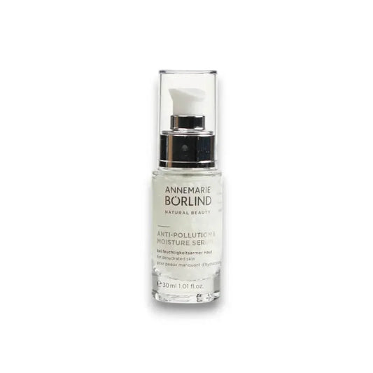 Anti-Pollution & Moisture Serum in klarem Pumpflakon, Hautpflege für Feuchtigkeit