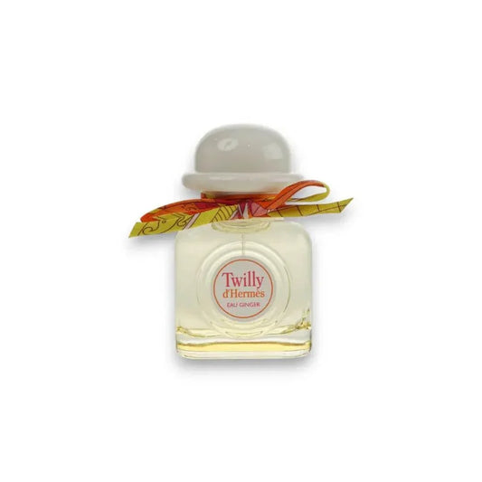 Luxuriöses Twilly Eau Ginger Parfumflakon mit gelbem Duft und dekorativem Band, Damenparfum