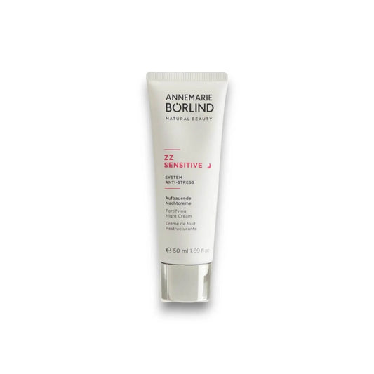 Tube einer ZZ Sensitive Anti-Stress Nachtcreme für empfindliche Haut, 50 ml