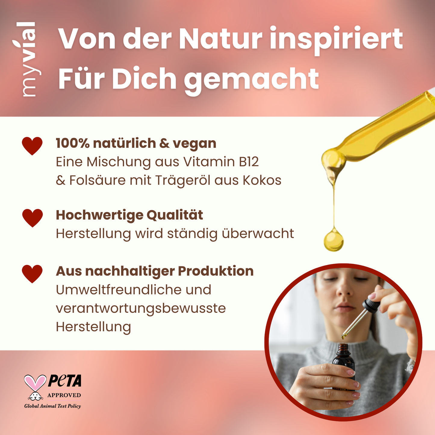 Vitamin B12 Drops + Folic Acid