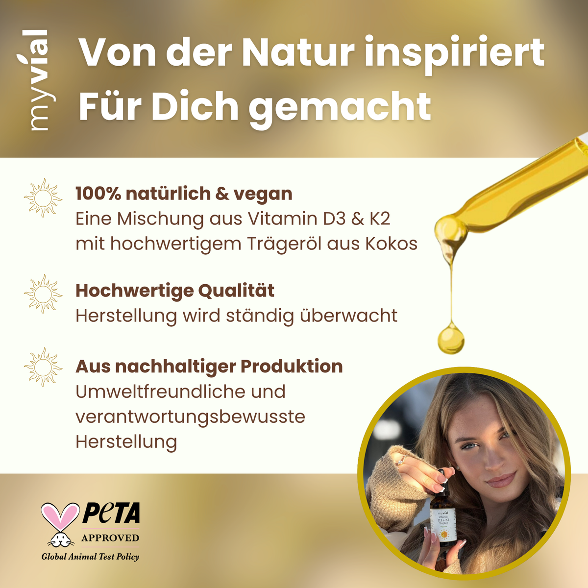 Vitamin D3 + K2 Tropfen