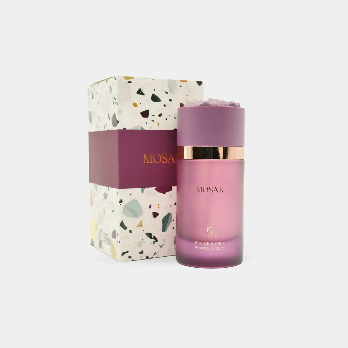 Luxusparfum MOSAIC in violettem Flakon mit exklusiver Geschenkverpackung, Eau de Parfum