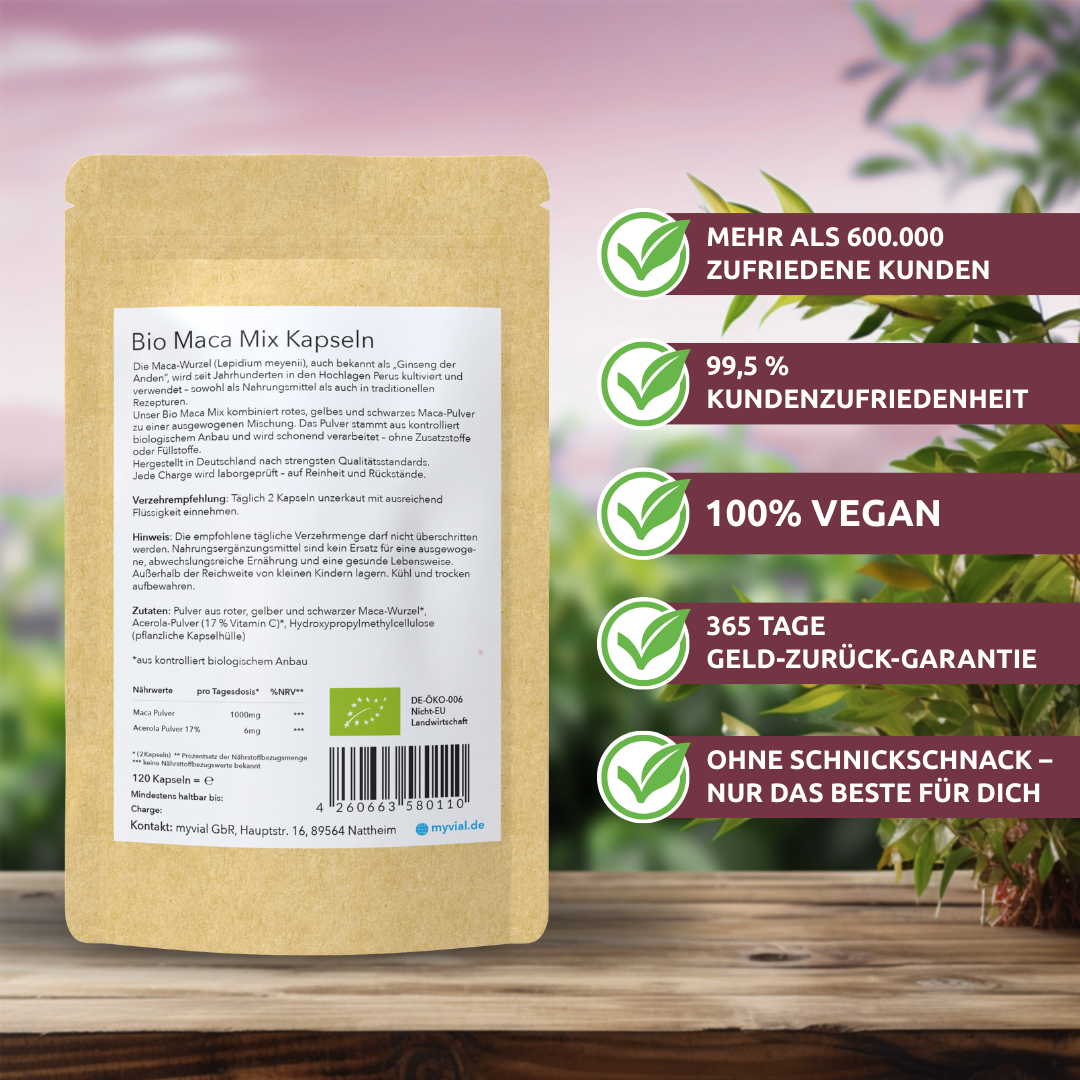 Organic Maca Mix Capsules
