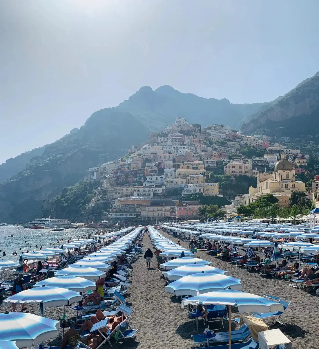 CASA AMALFI BUONGIORNO POSITANO HAND PAINTED CANDLE - Lemon Basil & Mandarin