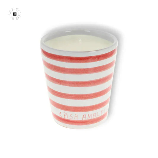 CASA AMALFI SUNDAY IN NAPOLI HAND PAINTED CANDLE - Tomato Leaf & Magnolia