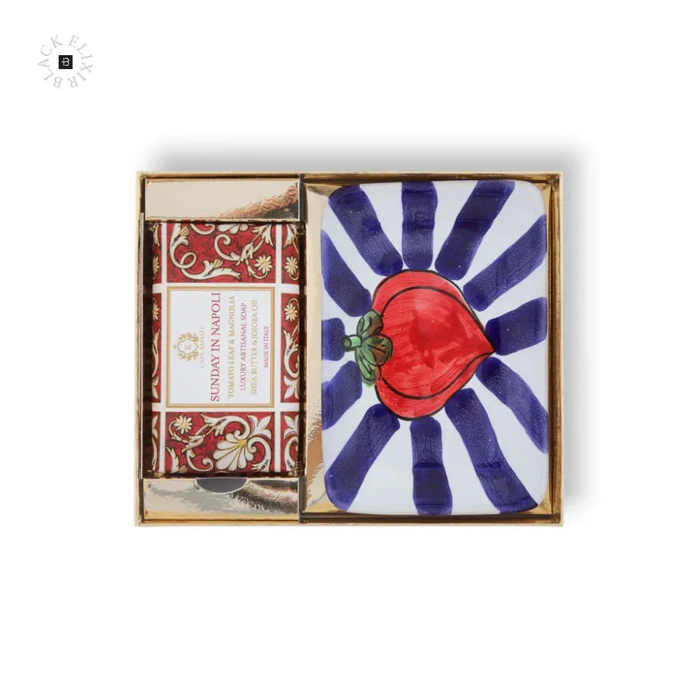 Casa Amalfi Sunday in Napoli Gift Set mit dekorativem Flakon und Seife.