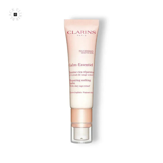 Cremefarbene Tube Calm-Essentiel Repairing Soothing Balm für empfindliche Haut, freigestellt