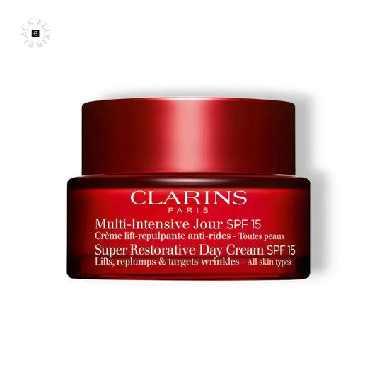 Rote Clarins Multi-Intensive Jour Tagescreme SPF 15 für alle Hauttypen, Produktfoto auf Weiß