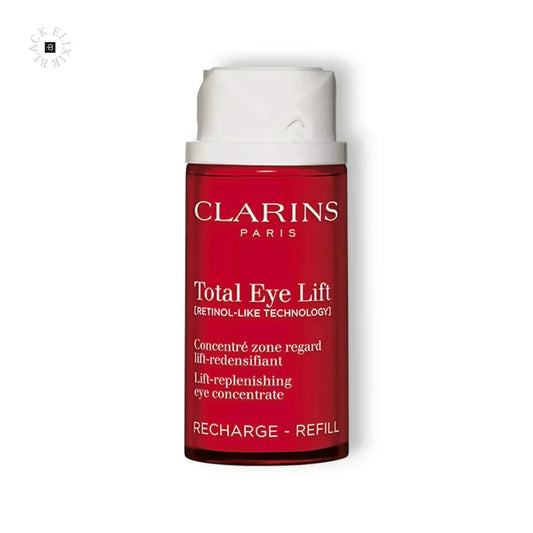 Rote Clarins Total Eye Lift Refill-Augenpflege, weißer Verschluss, Produkt für Augenlifting